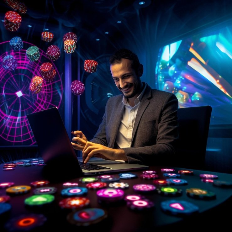 Studio dealer langsung Caribbean Stud Poker jeparatoto dengan kartu real-time